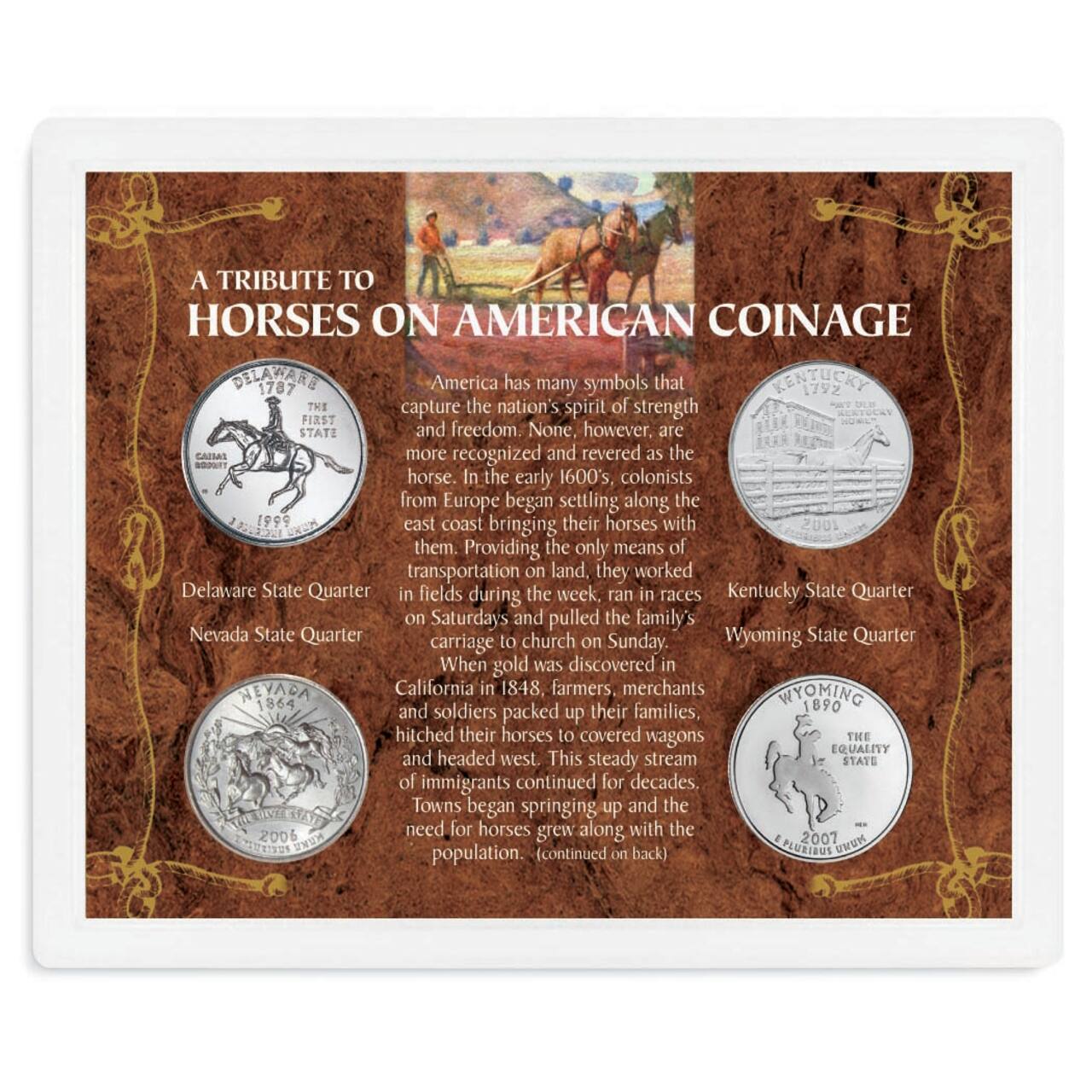 American Coin Treasures A Tribute To Horses On American Coinage